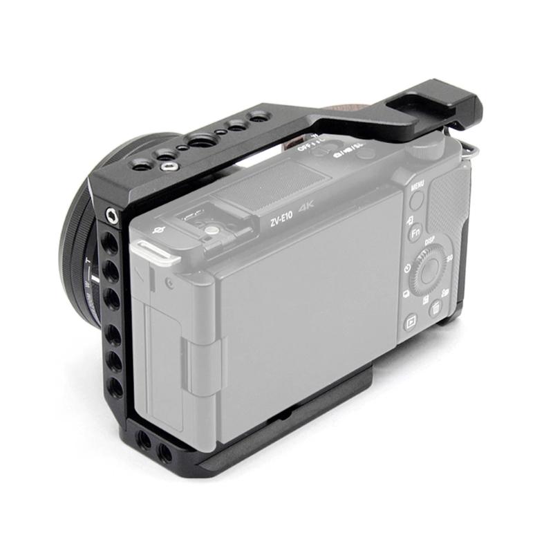 Photo Camera Cage Video Shooting Cage for ZV-E10 Camera Filming for Vlogger Content Creator Must Have for Case