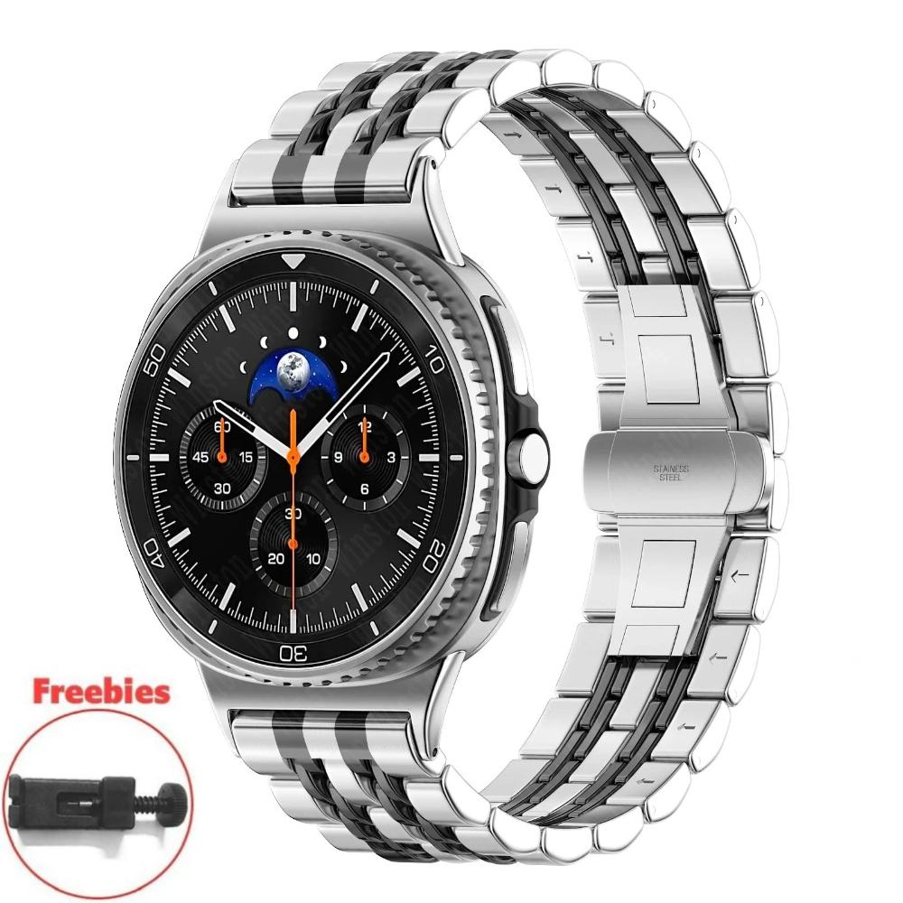 Metal Strap For Samsung Galaxy Watch 9/8 40mm 44mm 8 Classic 46mm Stainless steel Bracelet Wristband Business For Galaxy Watch Ultra2 47mm 2025 Band