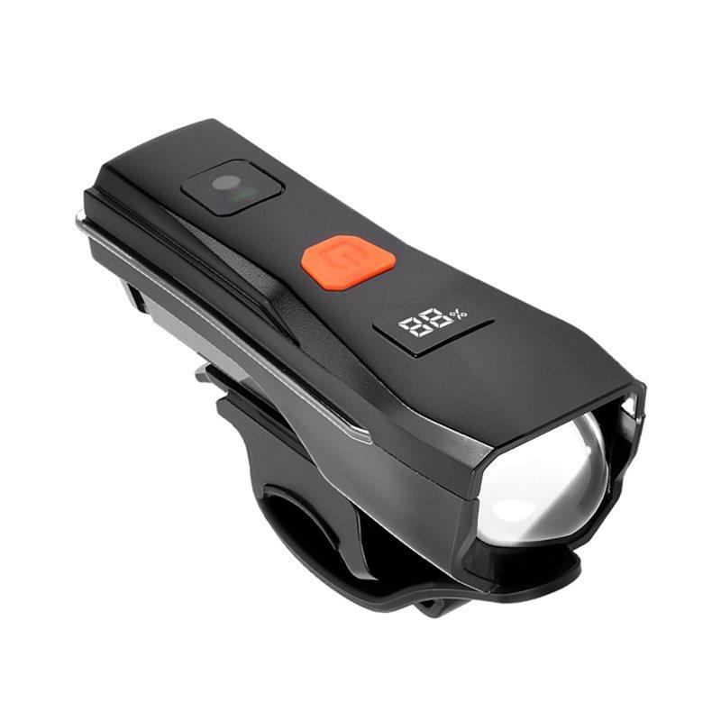 ABFS Automatic Sensor Rechargeable Bicycle Front Light Waterproof Bike Flashlight Bike Lamp Bicycle Light Cycling Accessories чёрный