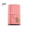 Durable Cover Notebook Faux Leather Writing Journal Notebook, 6 Ring Loose Leaf Binder, 7 Inch Diary Sketchbook with Clock Pendant for Travel Business