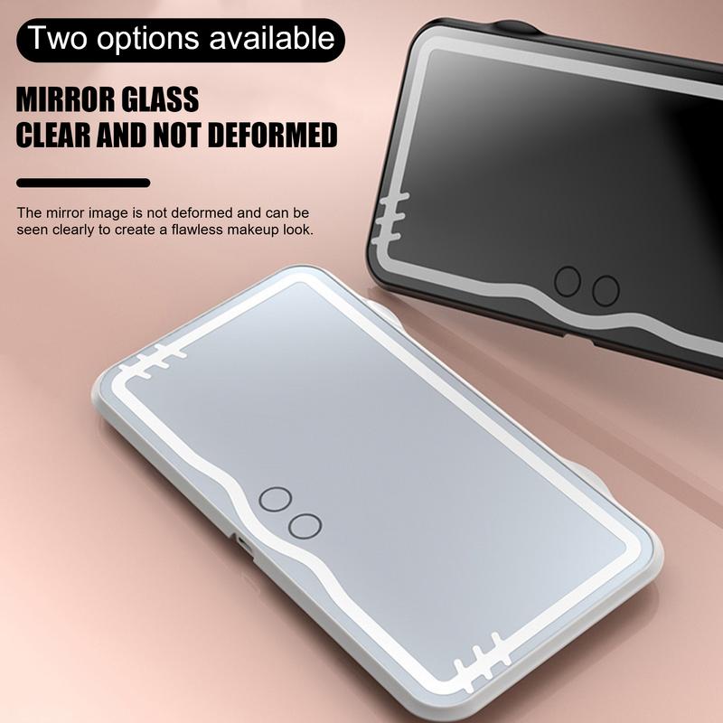 Car Sun Visor Vanity Mirror Rechargeable Touch On Screen LED Light Makeup Mirror Car Visor Lighted Mirror Sun Visor Mirror Vanit