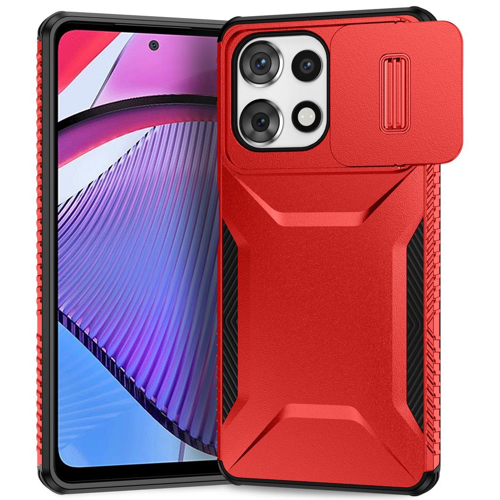 Für Motorola Moto G Power (2025)/G Play (2025) 5G Hülle Camshield TPU+PC Handyhülle Rutschfeste Seitenkante