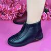 Large Size High-top Cotton Short Boots Medium and Old Mother Shoes Winter Out Snow Boots Wide Feet Fat Big Cotton Shoes Boots