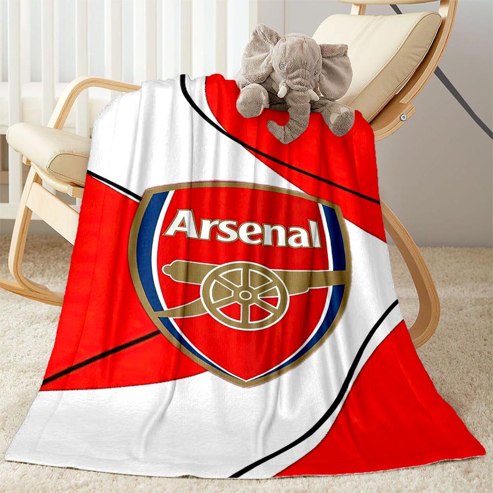 Arsenal Blanket Soft Warm Cozy Perfect for Bed Chair Office Chair All-Season Use Modern Style Best Holiday Gift for Friends Family