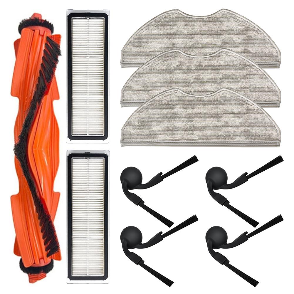 1 Комплект Тряпок для Швабры Основные Боковые Щетки Фильтры Для Робота-пылесоса Xiaomi-S40 OV81 Основная Боковая Щетка Фильтр Набор Тряпок для Швабры Запчасти