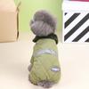 Wasserdichter Hundeoverall, Winter-Hundekleidung aus Fleece für kleine Hunde, dicke modische Welpenjacke, Chihuahua-Kostüm, Yorkie-Mops-Mantel