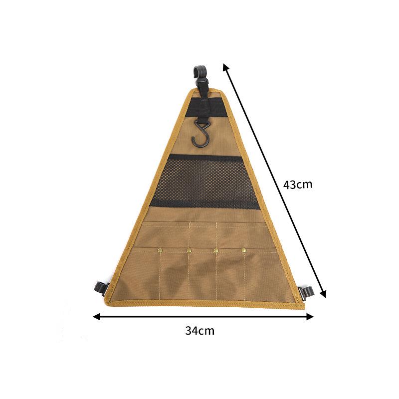 Aluminum Alloy Portable Folding Tripod Storage Rack for Outdoor Camping