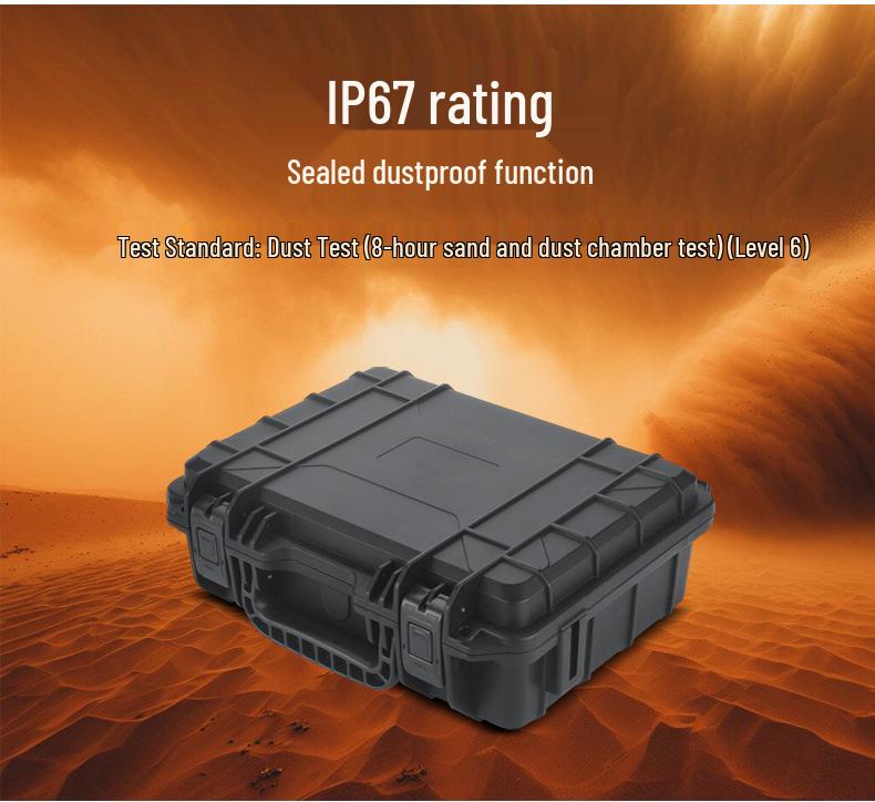 Large IP67 Waterproof Protective Tool Case with Sponge Insert