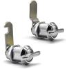 2Pcs Thumb Operated Cam Lock 7/8" Non-Locking Compartment Lock For RV, Camper, Vehicles, Storage