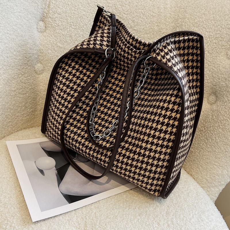 Buy Largecapacity Bag Trendy Fashion Portable Tote Bag Casual Woolen