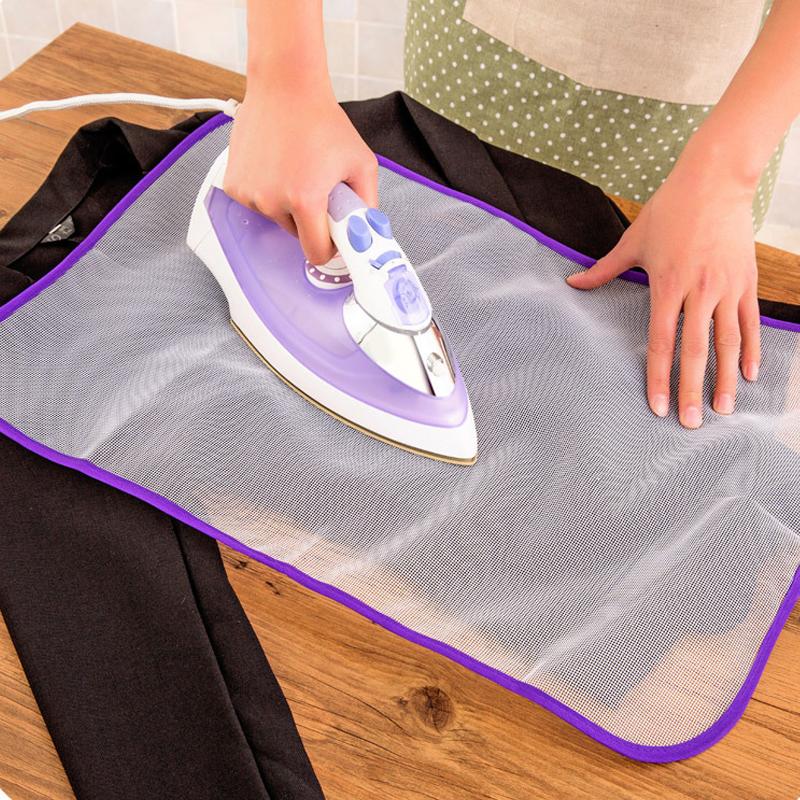Clothes Ironing Protection Pad Cloth Protective Press Mesh Ironing Board Mat Insulation Against Random Colors Ironing Board Cove