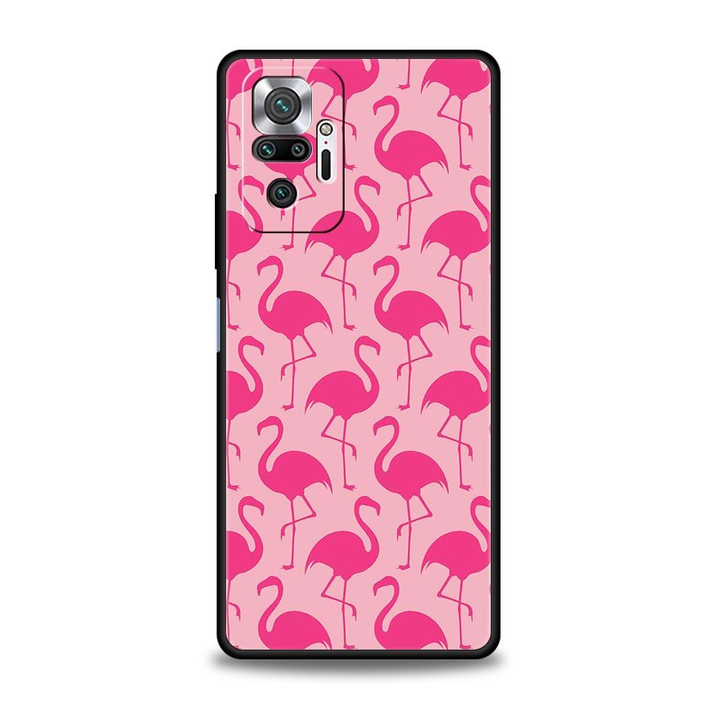 Rosa Roter Flamingo Für Xiaomi Redmi Note 12 Handyhülle 10C 10 11 9 8 Pro Plus 9S 7 8T 9T 9A 8A 9C K50 K40 Gaming Silikonhülle