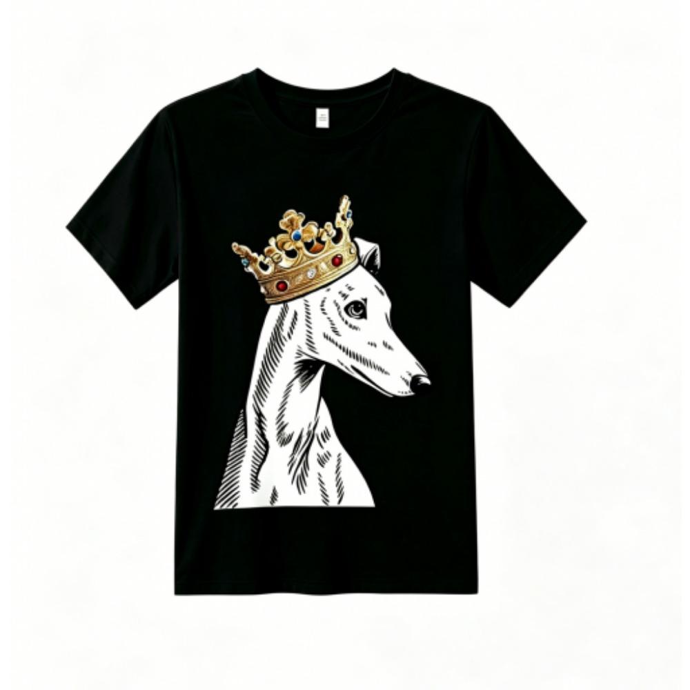 Fashion Animal Crown Dog Print Outdoor Street Kids T-shirt and Shorts Summer Home Casual Outfit Boy and Girl s Sports Set 100