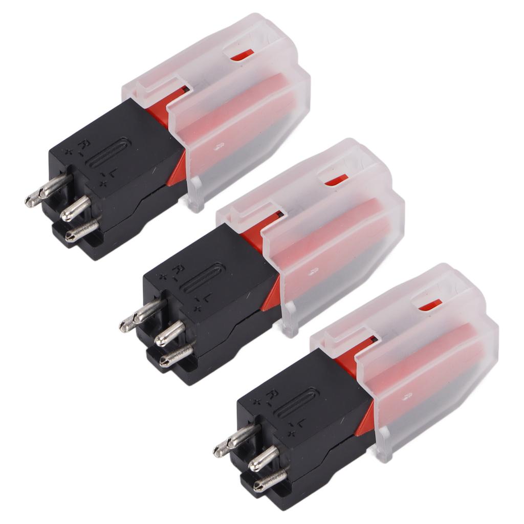 3 Pcs Record Player Needle Antique Replacement Vinyl Phonograph Stylus for Turntable LP