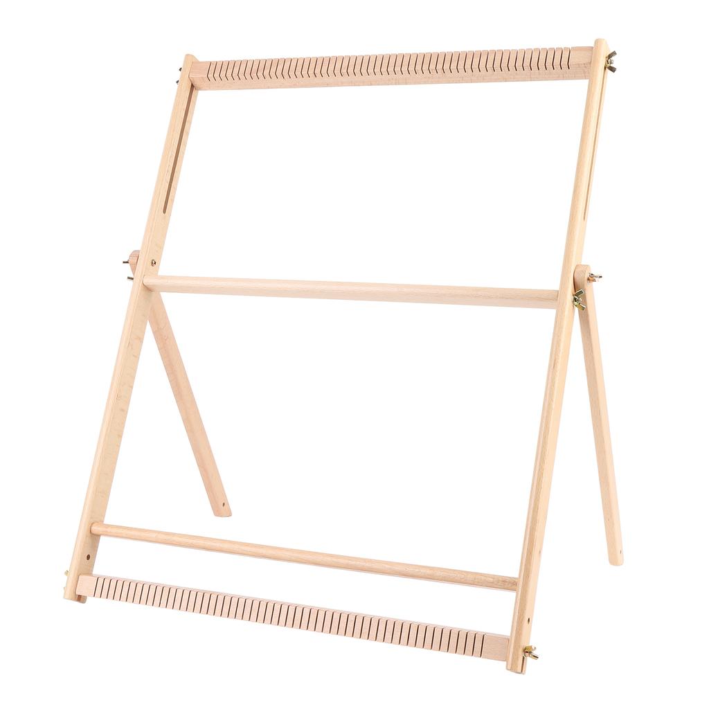 Mașină de țesut manuală din lemn de fag multifuncțională cu cadru de țesut pentru pătură de eșarfă tapiserie