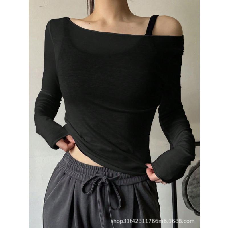 Dámské tenké dámské tričko Cat Ears bez ramínek