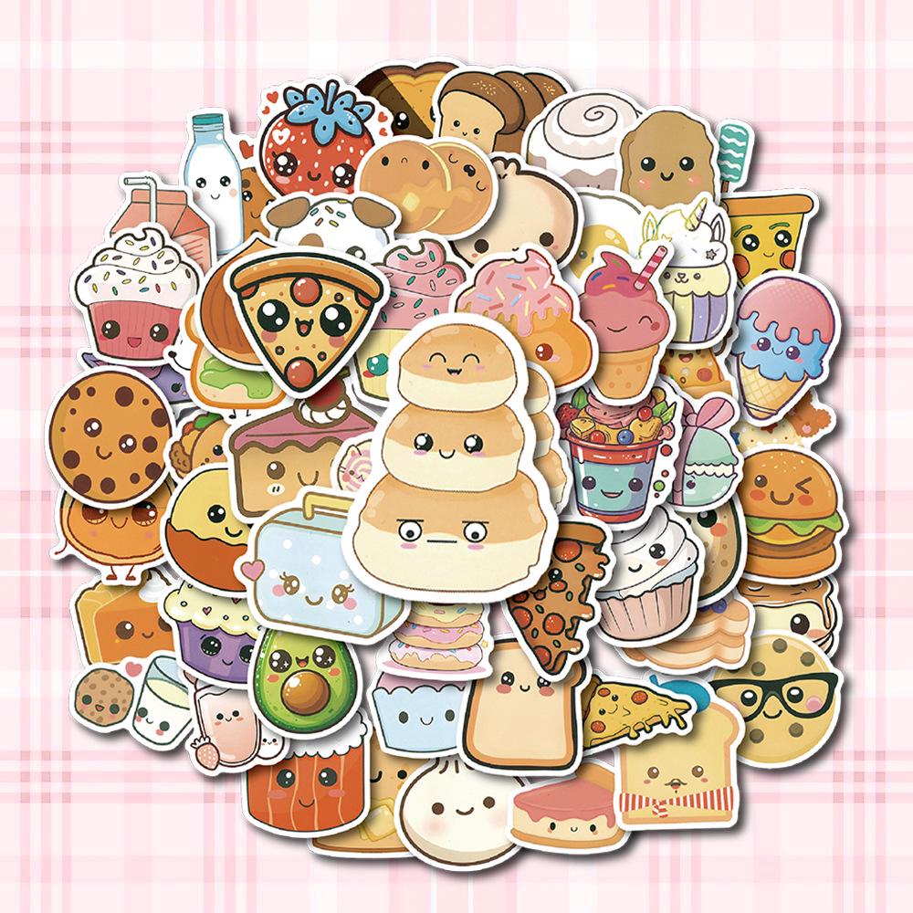 

60 Cute Waterproof Decorative Stickers for Kids DIY Projects & Suitcases