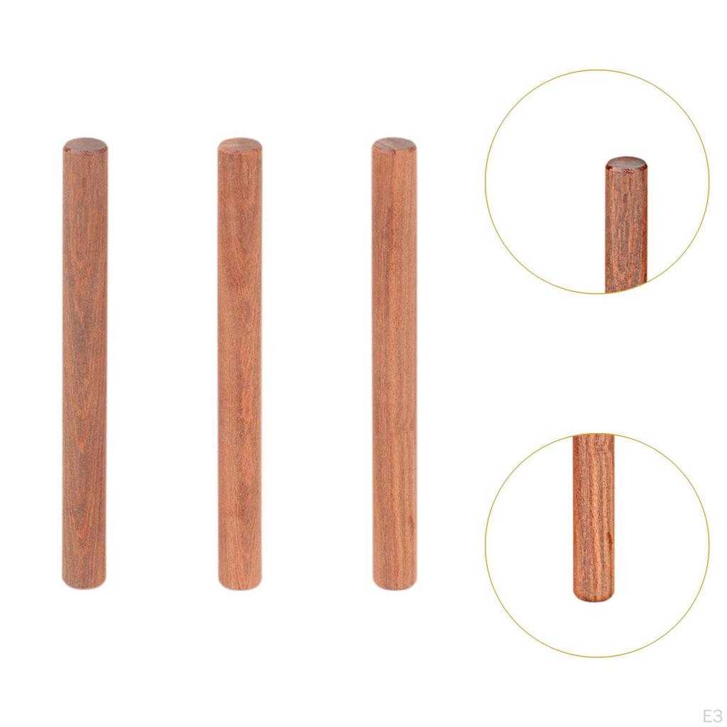 Dřevěné kolíkové tyče Kulaté tyčky Příslušenství, Pevné, Všestranné, Dekor Pevné Nedořešené Tvrdé dřevo pro