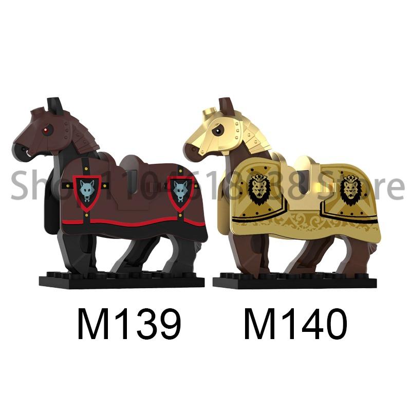 Medieval Military Figures Octopus Sea Demon Knights Building Blocks Weapons Accessories Sword Temple Spear Shield MOC MINiBricks