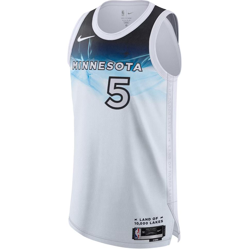 

Nike Anthony Edwards Minnesota Timberwolves 2024/25 City Edition Men s Nike Dri FIT Adv Nba Authentic Jersey FQ4473-100 XXL (56)