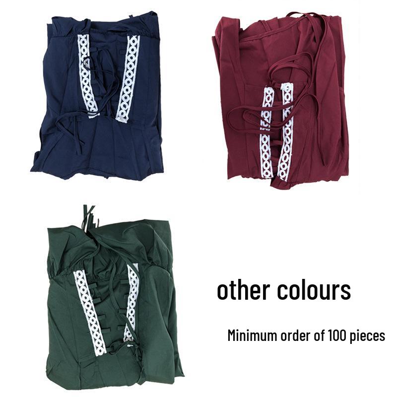 Medieval Renaissance Princess Dress with Binding Waist - Vintage Halloween Costume