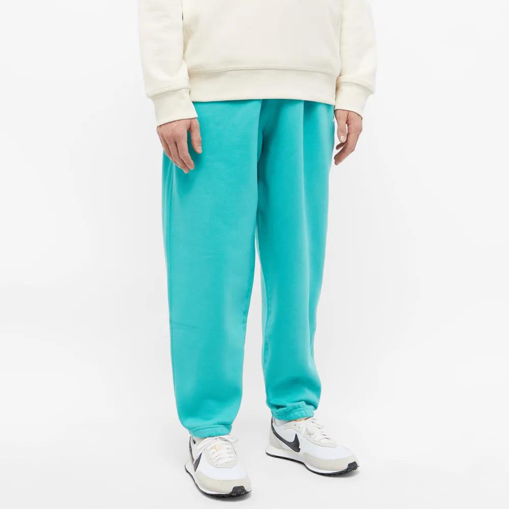 Nike Solo Swoosh Fleece Trousers Washed Teal/White Men Streetwear CW5460-393