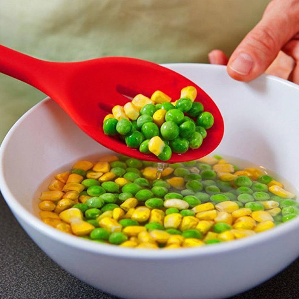 5pcs Silicone Heat Resistant Non-stick Kitchen Spatula Spoon Cooking Baking Utensils