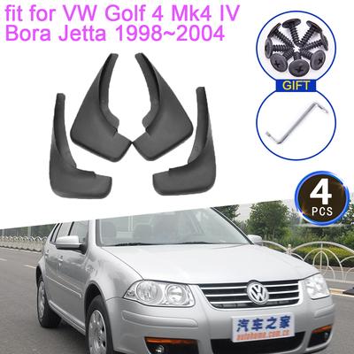 4x Parafanghi per VW Golf 4 Mk4 IV Bora Jetta 1998~2004 Accessori Volkswagen 2003 2002 2001 Paraspruzzi Paraspruzzi Ruote