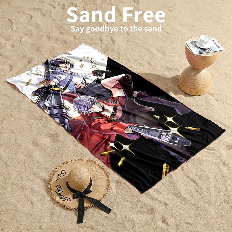 Devil May Cry Beach towels also serve as bath towels summer essential a musthave for the outdoors the beach and the pool