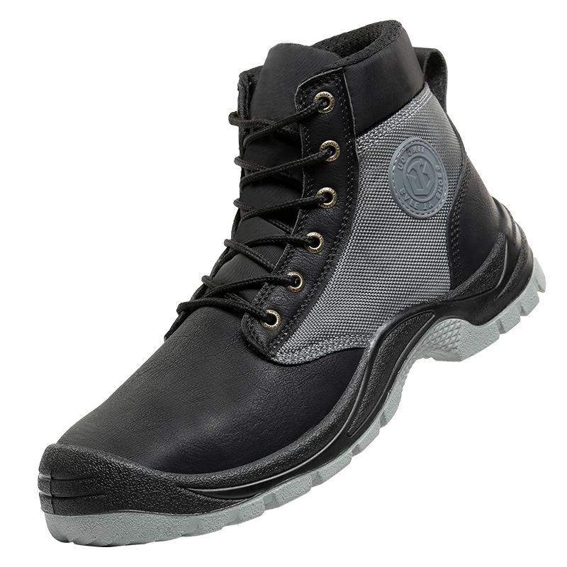 Factory Safety Boots For Men Anti Impact Puncture Resistant Slip Proof Work Shoes Durable Comfortable Anti Smell 36 чёрный
