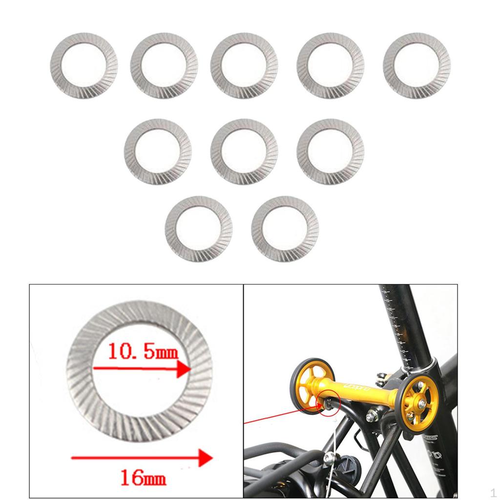 10Pack Bike Extension Rod Spacer Shim Replacement Washer Gasket