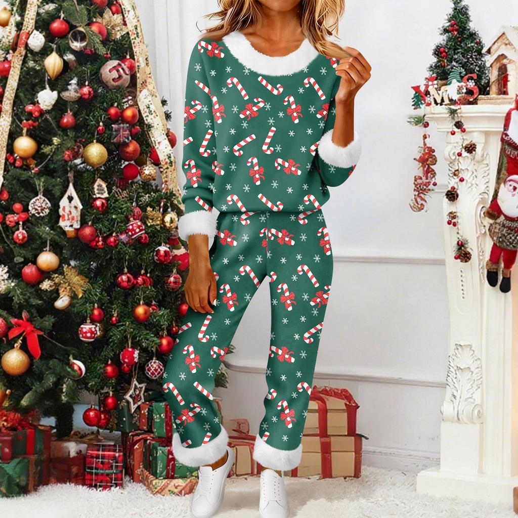 Damenmode Lässig Homewear Mode Lässig Bedruckter Cardigan Hemd Hosen Set