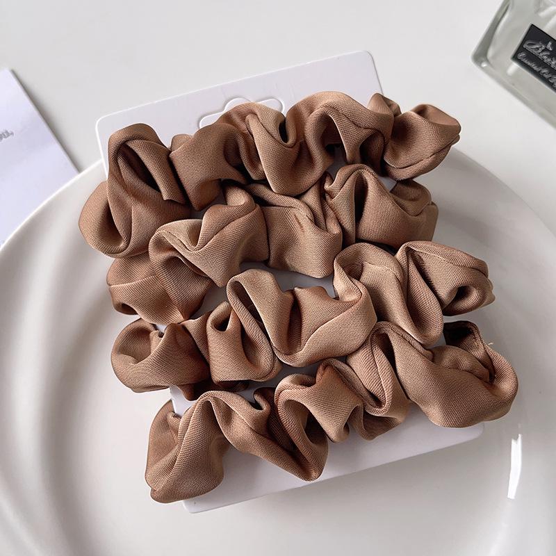 Korean Elegant Retro Intestine Hair Ring for Women - Stylish Bun & Ponytail Hair Accessory