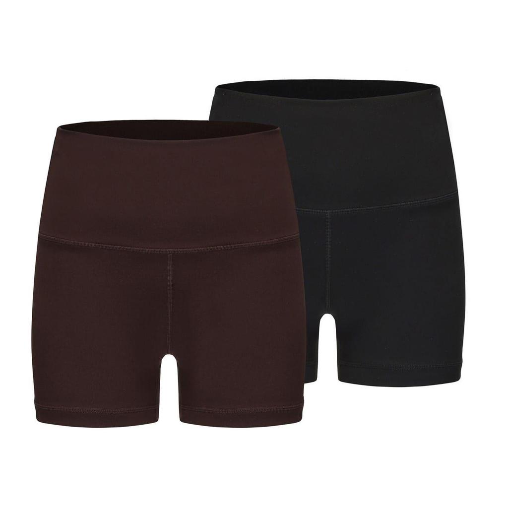 Slazenger Womens/Ladies Snug Fit Yoga Shorts (Pack of 2)