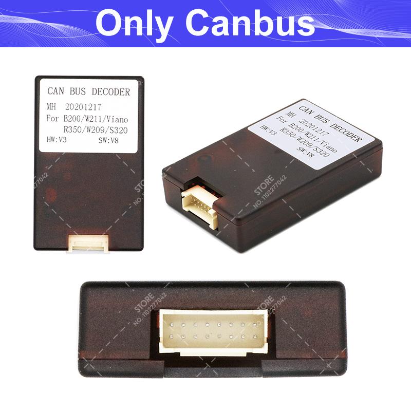 Android Car Radio Canbus Box Adaptor Decoder For Benz VITO/203/SMART/C180/C200/Sprinter/W211/B200/ML350/R350.