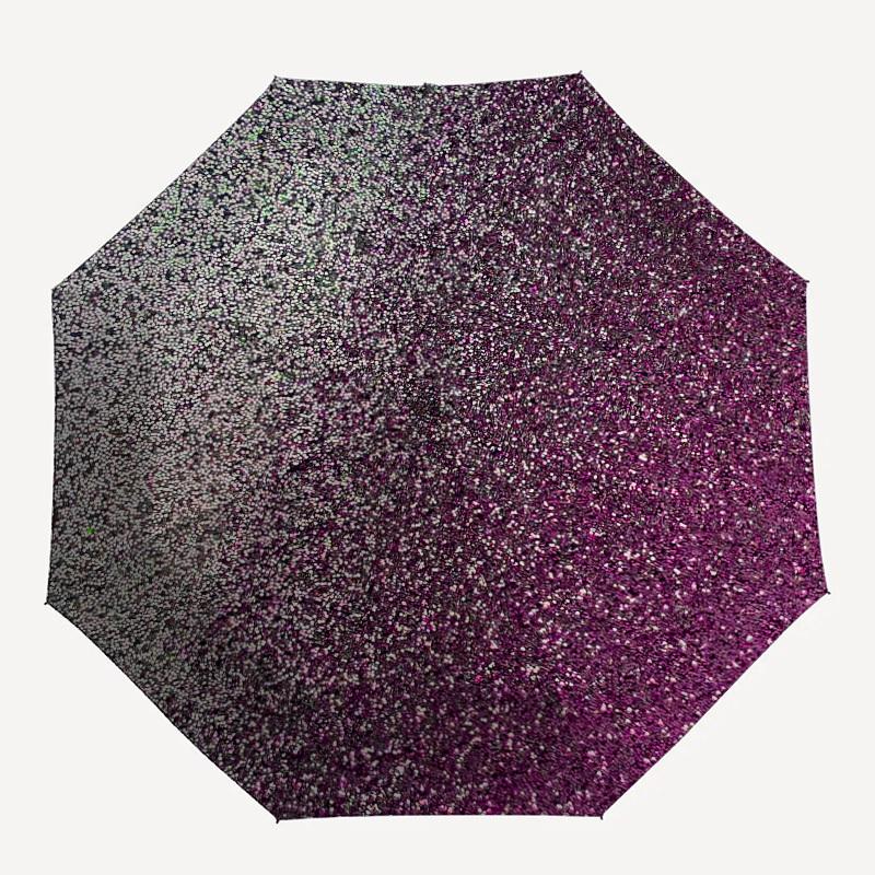 

1pc Glitter Circle Pattern Umbrella Design Automatic Opening and Closing Umbrella, High-quality Travel Umbrella, Lightweight and Portable, -24