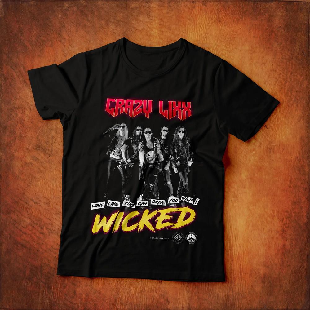 Crazy Lixx Band Music Wicked T-shirt S To 5XL NE459 Unisex T-Shirt