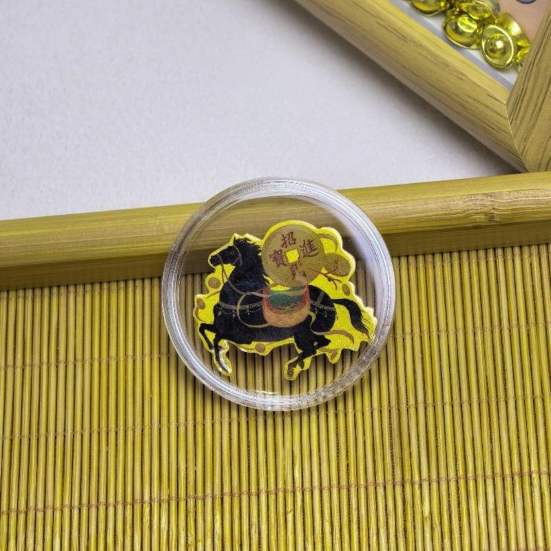 Adesivo per Telefono Cartoon con Foglia d'Oro - Adesivo in Oro Puro 999, 2 mg d'Oro, Regalo Perfetto per gli Amici.