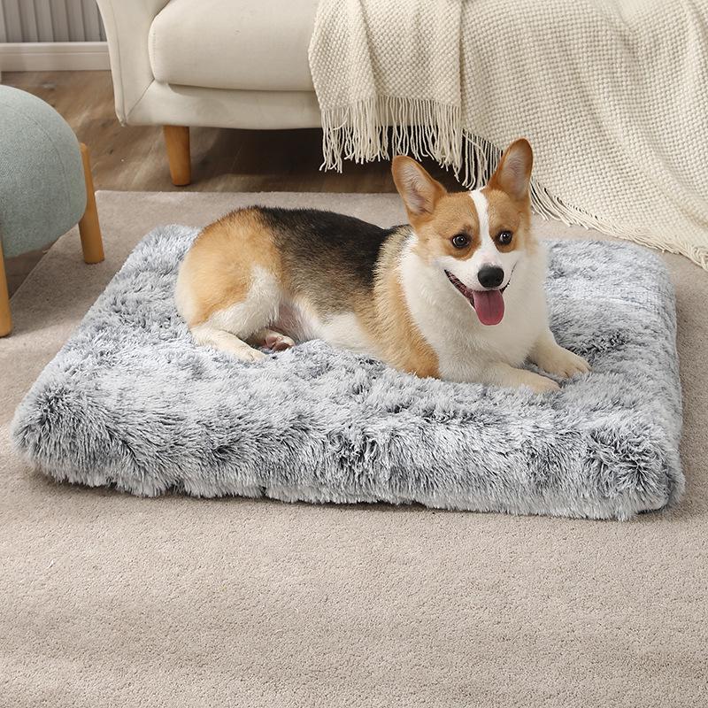 Memory Foam Pet Nest: Warm, Removable, Washable Mat for Dogs & Cats (Inner Cover Excluded)