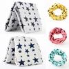 Stars Children's Cotton Neckerchief Kids Boy Girl Scarves Shawl Unisex Winter Knitting