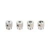 4 Piece Step Drill Sleeve Kit for Aluminum Extrusions M20 Threaded 6mm 8mm 10mm 14mm Holes 7mm Quick Release Design