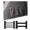 Auto Zurück Hinten Stamm Lagerung Mesh Feste Träger Auto Innen Organizer Feuerlöscher Lagerung Net Sitz Zurück Fixierung Tasche