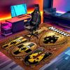 Custom Name Personalized AEK Athens FC Print Carpet, Versatile Home Decor Rug, for Playroom, Apartment, Balcony, Entryway, Hallway Gift