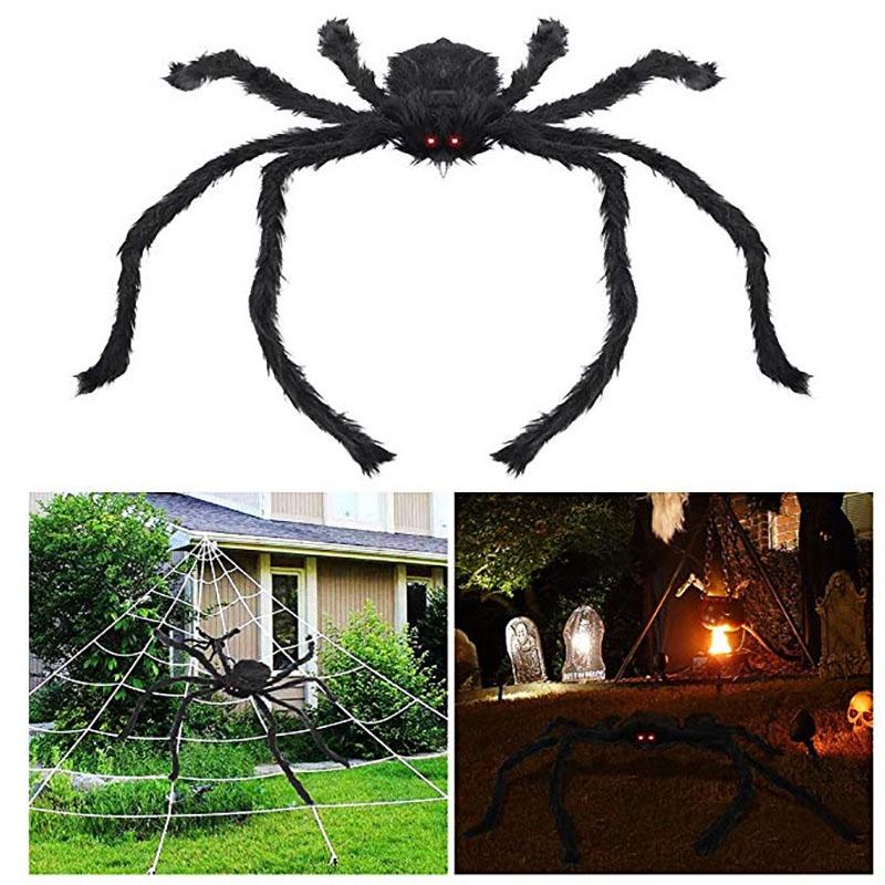 Lebendige Bunte Spinnen Halloween Dekoration Für Fesselnde Indoor- und Outdoor-Spukhaus-Atmosphäre