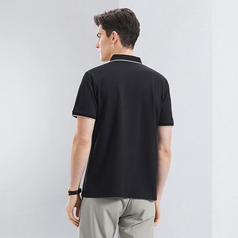 Men s Summer Silk Blend Polo Shirt L