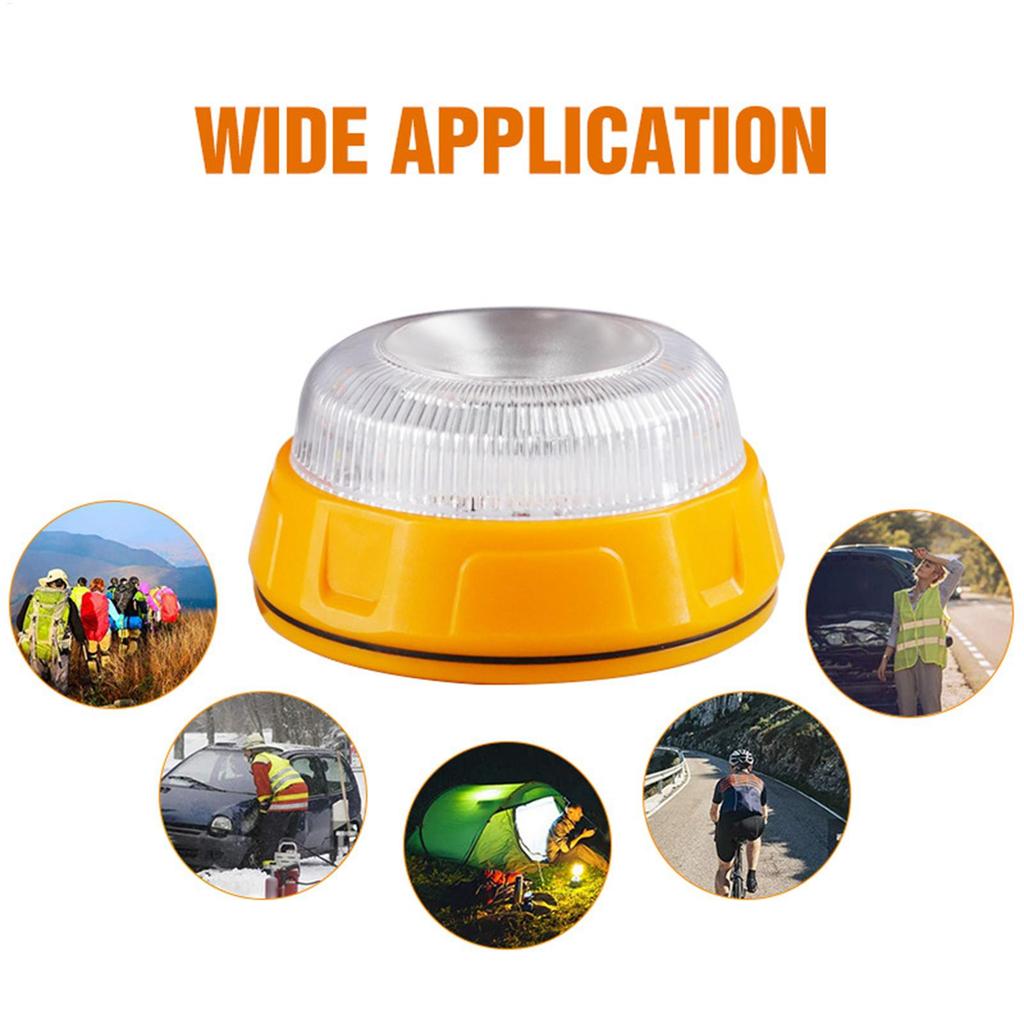 Magnetic LED Floodlights Outdoor Waterproof Warning Beacon Lights for Trucks Cars Night Driving Construction Vehicle SUV Safety