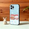 Cute B-BuBu D-DuDu Phone Case For iPhone17,16,15,14,13,12Plus,Pro Max,XS,5G Soft Silicone Black Cover