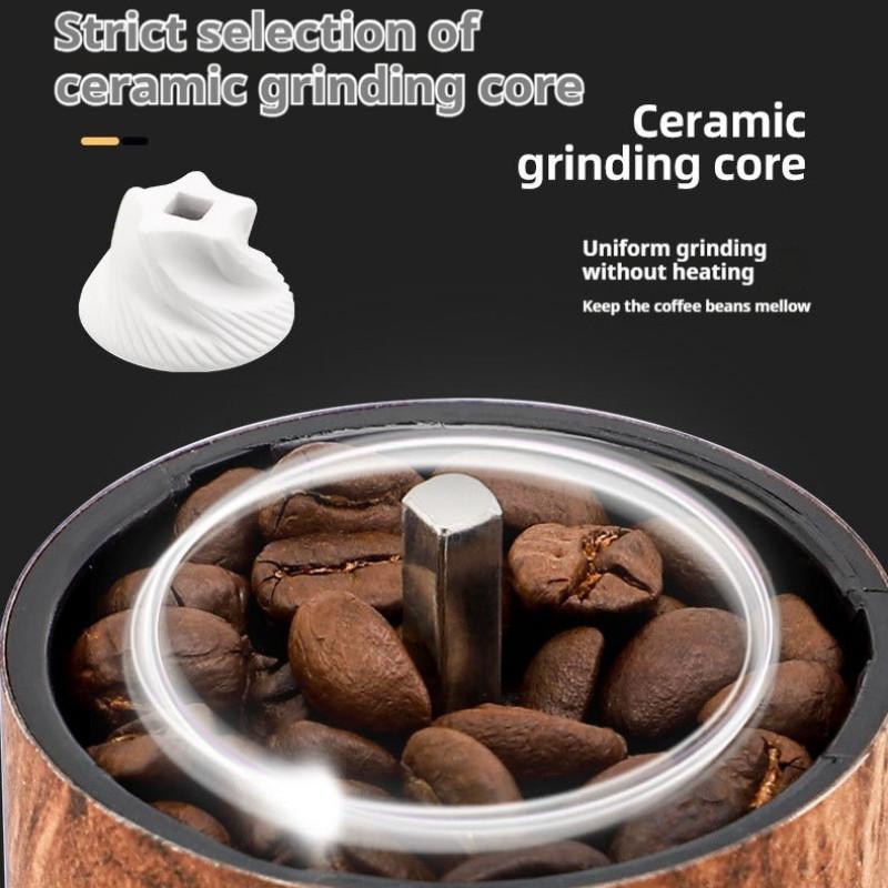 5/7 PCS Sharing Pot Bean Grinder Household Hand Cranked Coffee Utensils Set Hand Brewed Coffee Set Electronic Scale Filter Cup