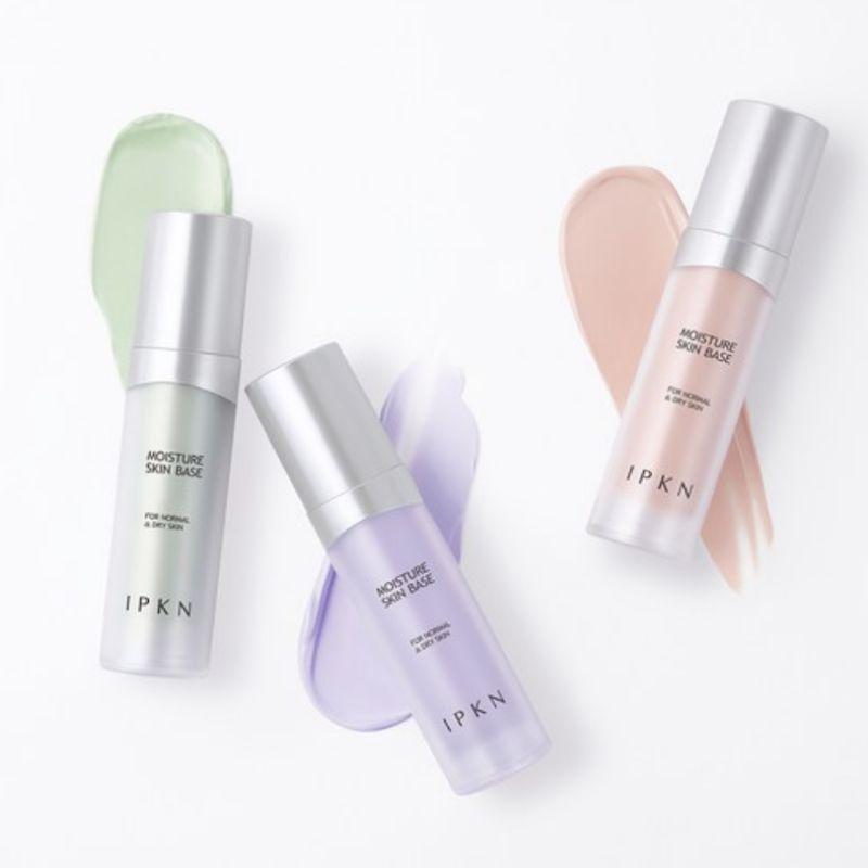 IPKN Moisture Skin Base 3 Colors | Pure Green / White Purple / Soft Pink | Color Correcting Makeup Base 35ml | 1 Pc