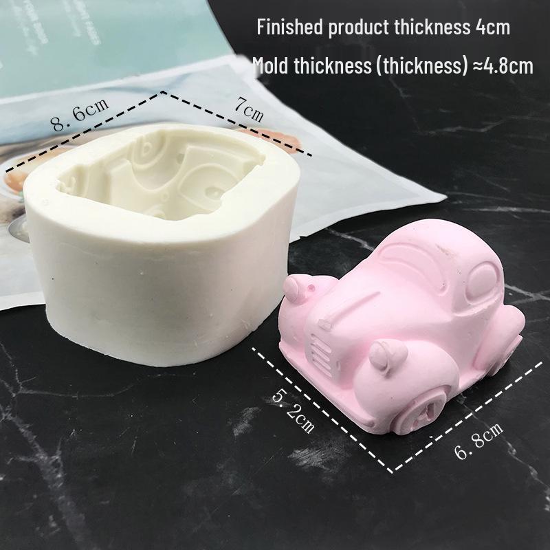 Car Silicone Mold for Baking, Cake Decoration, Jelly & Pudding